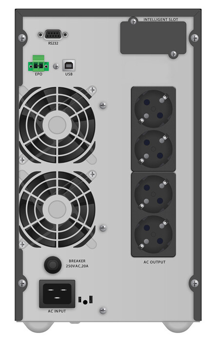 ИБП Ippon Innova G2 Euro 3K 1 в 1 разъемы Schuko - 4 шт.